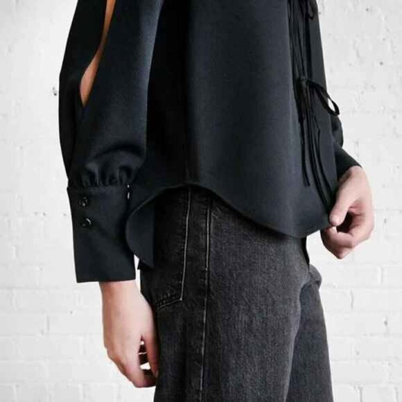 Rachel Comey Meryl Blouse in Black - Picture 6 of 16